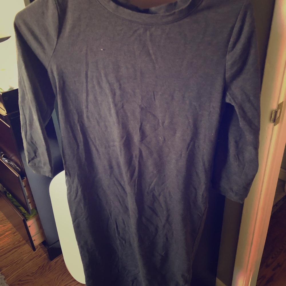 Grey motherhood maternity dress